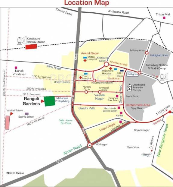 Images for Location Plan of Manglam Rangoli Gardens