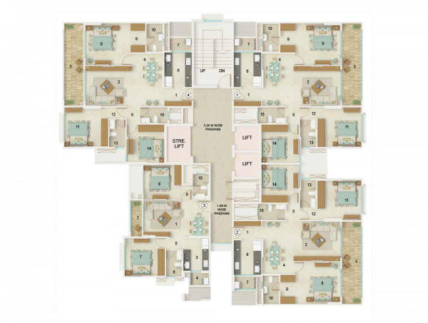 Wing A Cluster Plan luma Wing A Cluster Plan