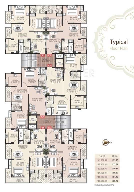 Images for Cluster Plan of Manglam Aangan Residency