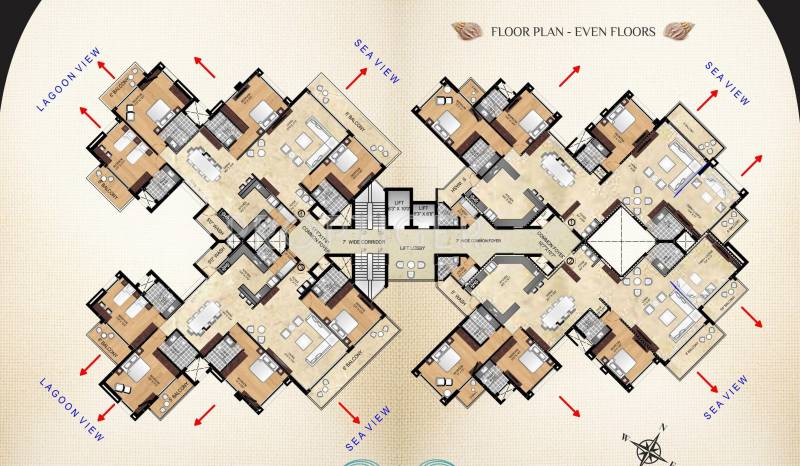  ecstasea Single Block Cluster Plan