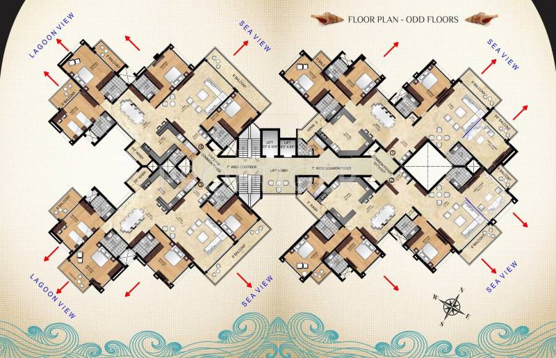  ecstasea Single Block Cluster Plan