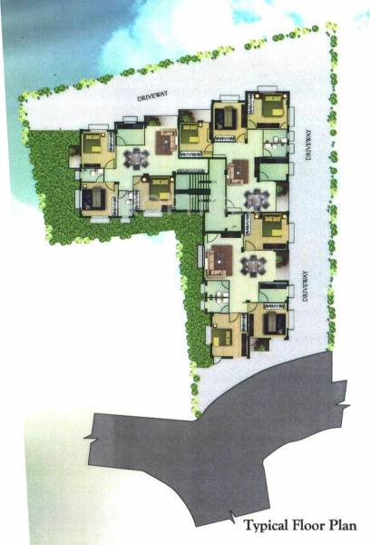 Typical Floor Cluster Plan Atri Group Bliss Typical Floor Cluster Plan