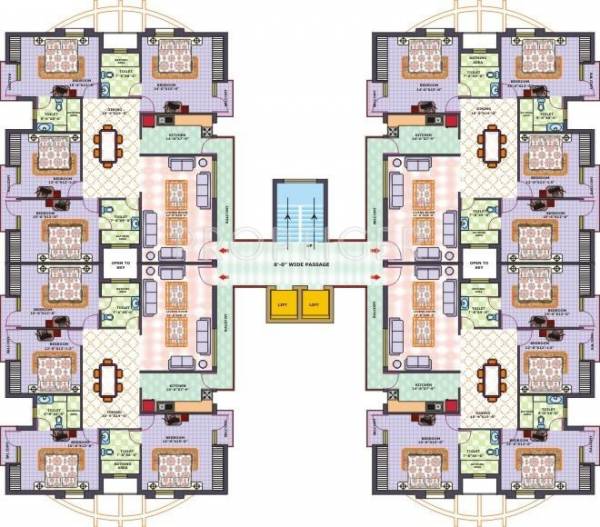 View Typical Cluster Plan Oxirich Construction Greens View Typical Cluster Plan