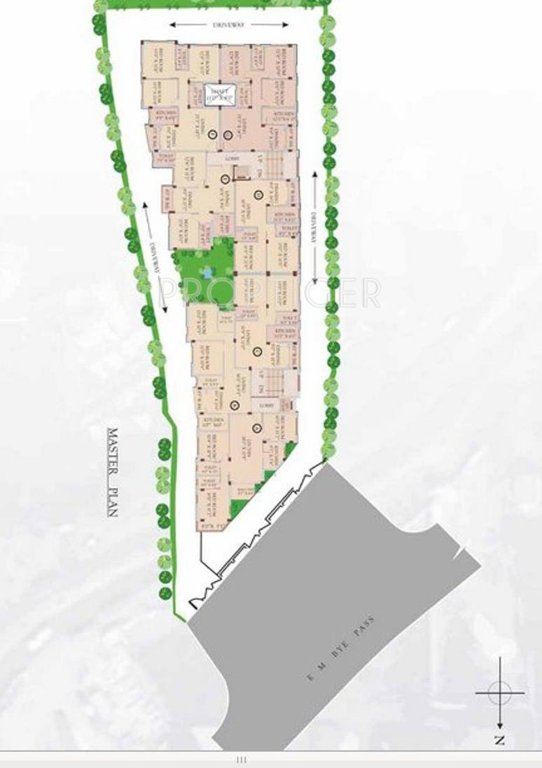 Atri Group Green View  Cluster Plan