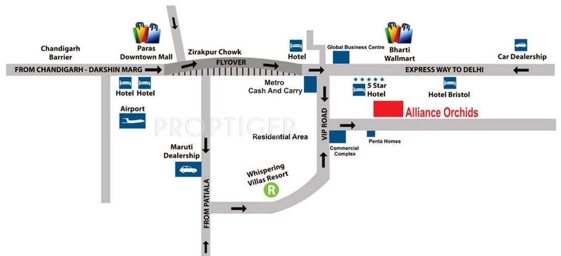  orchids Images for Location Plan of Alliance Orchids