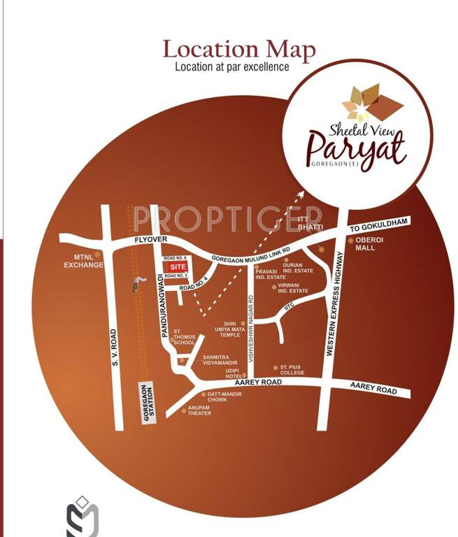  sheetal parijat Images for Location Plan of DGS Group Sheetal Parijat