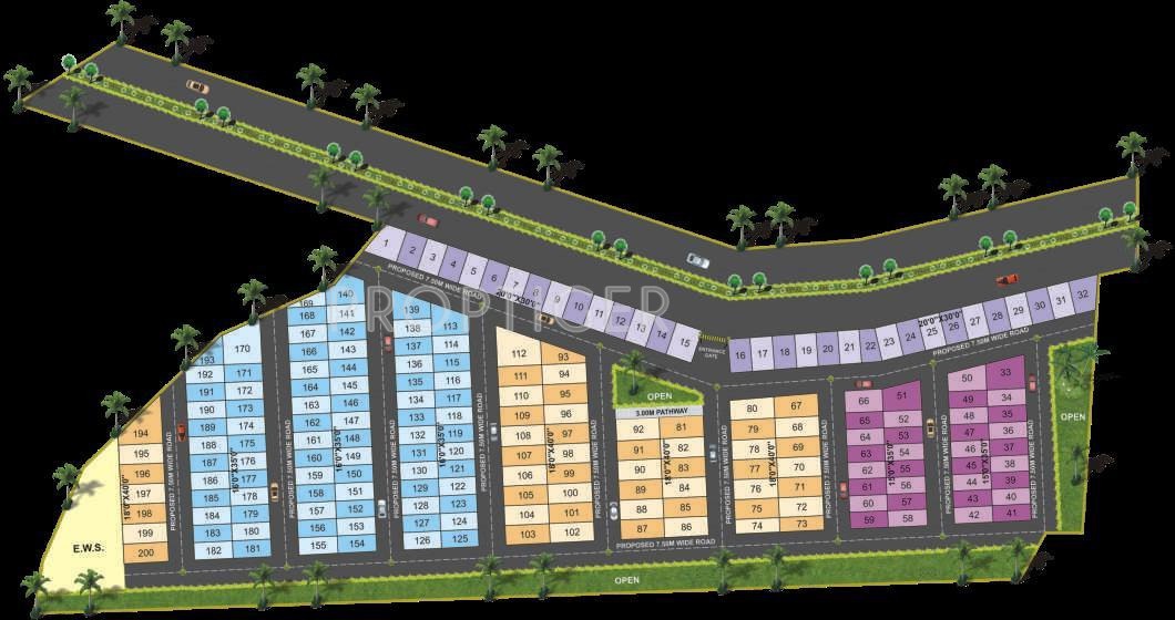 Images for Layout Plan of Shri Parasnath Builders and Developers Himanshu Greens