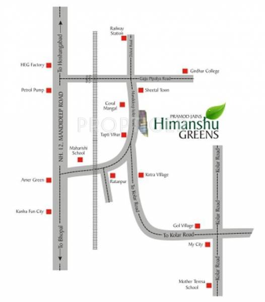 Images for Location Plan of Shri Parasnath Builders and Developers Himanshu Greens