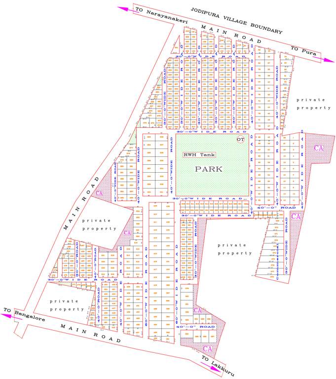 Images for Layout Plan of M And M Bangalore Krishna Greens Eastwind