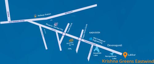 Images for Location Plan of M And M Bangalore Krishna Greens Eastwind