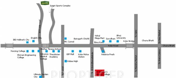 Images for Location Plan of Lakshya Serene Images for Location Plan of Lakshya Serene