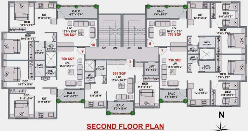 Images for Cluster Plan of Navkarr Shri Navkar Heights