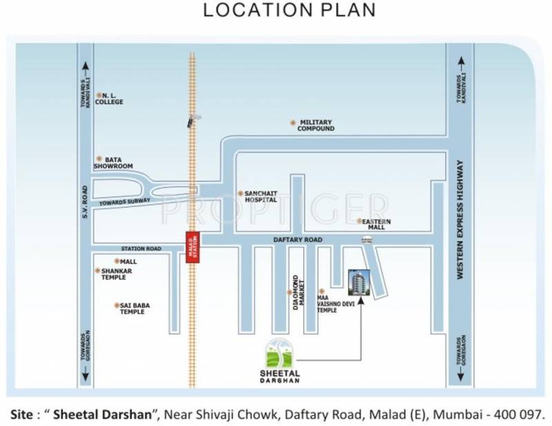  sheetal-darshan Images for Location Plan of DGS Group Sheetal Darshan