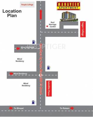  mahaveer-apartment Location Plan
