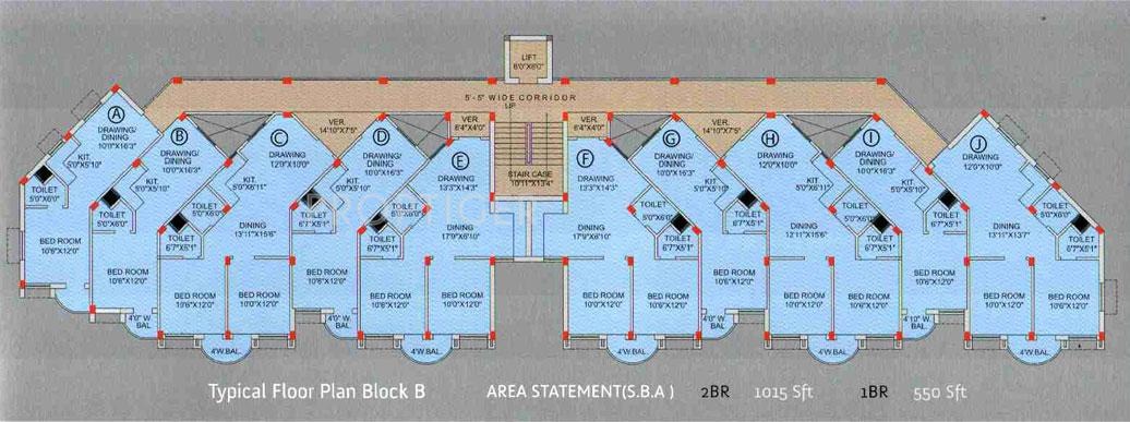 Images for Cluster Plan of  G Next Apartment