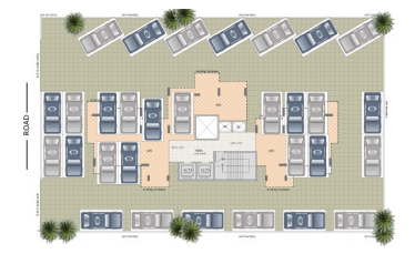  residency Single Tower Cluster Plan