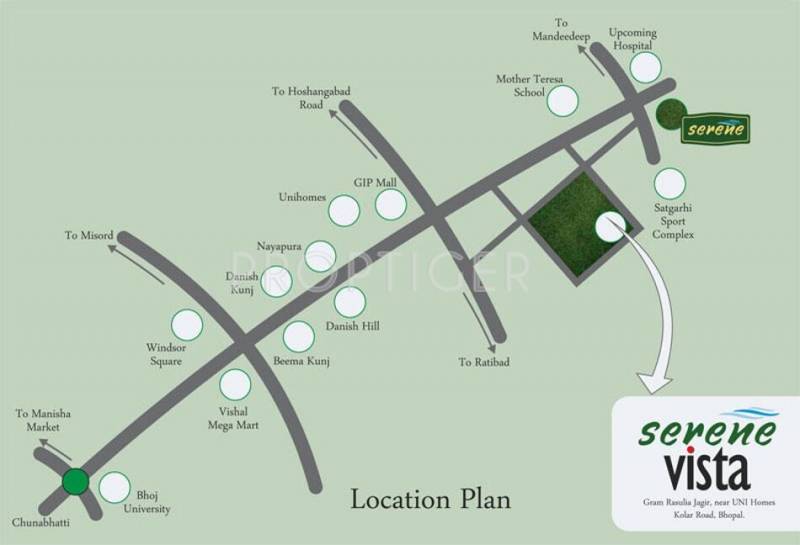 Images for Location Plan of Lakshya Serene Vista