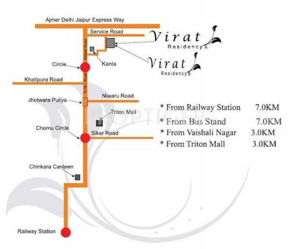 Images for Location Plan of Virat Virat Residency A