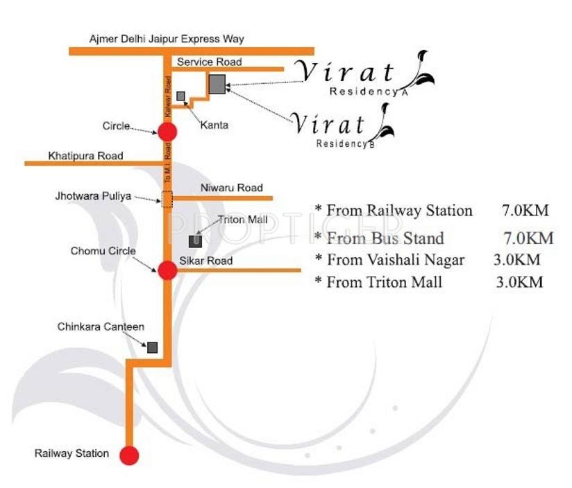 Images for Location Plan of Virat Virat Residency A