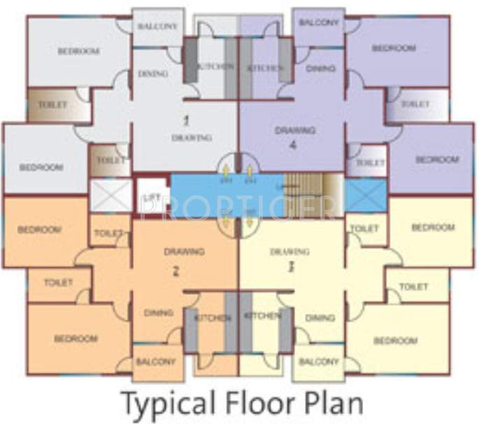 Images for Cluster Plan of Shriram Ganga Heights 1