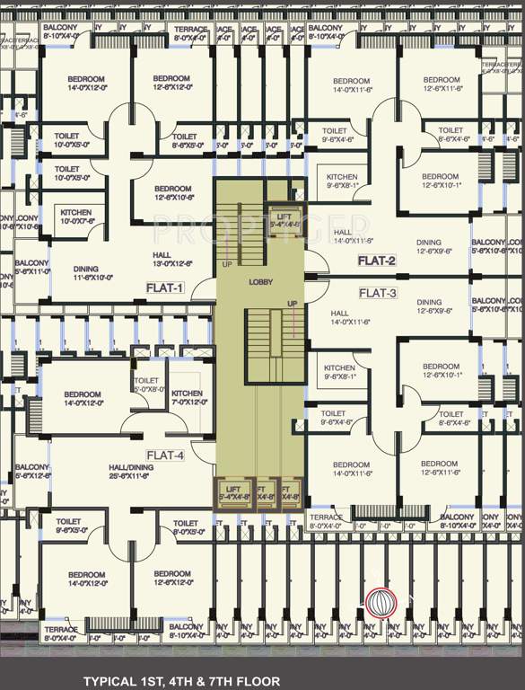 Images for Cluster Plan of Uttarayan Developers Pvt Ltd Prestige