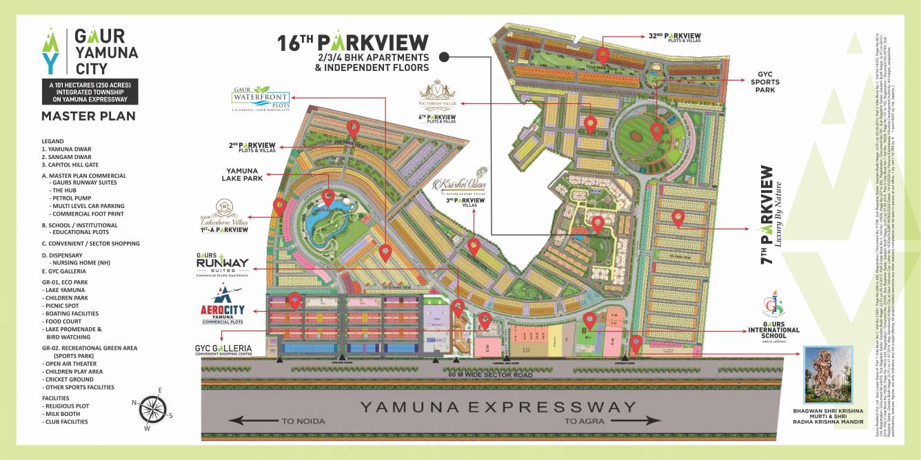 16th parkview gaur yamuna city Master Plan