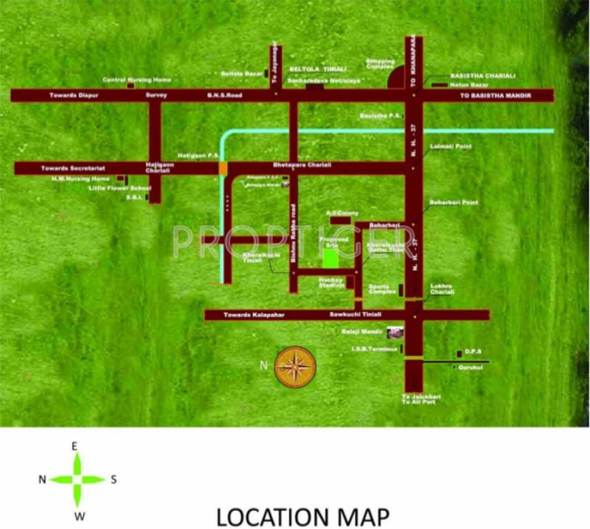 Images for Location Plan of Uttarayan Developers Pvt Ltd Greens