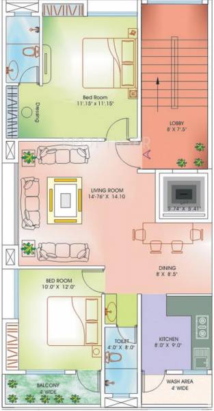 Images for Cluster Plan of Maharshee Krishna Apartments