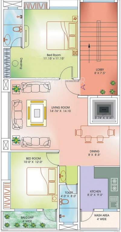 Images for Cluster Plan of Maharshee Krishna Apartments