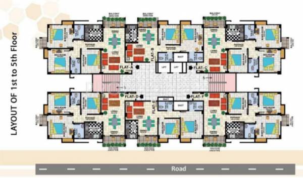 Images for Cluster Plan of Uttarayan Developers Pvt Ltd Heights