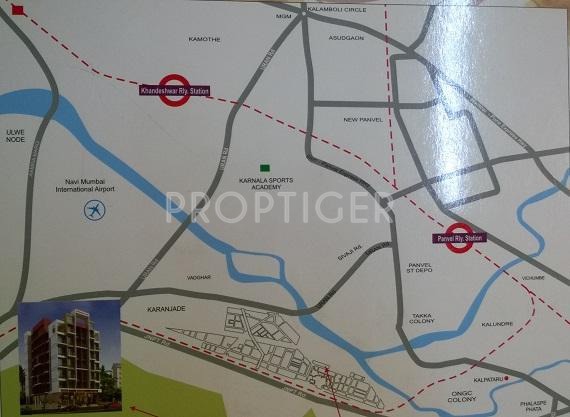 Guru Krupa developer Shreepati Arcade Location Plan