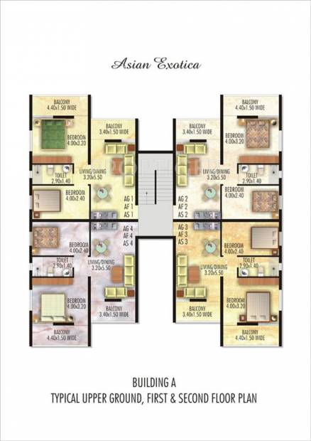 Images for Cluster Plan of Asian Exotica Apartments