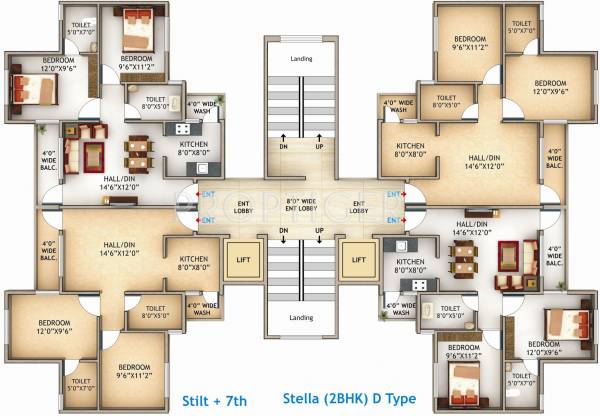 Images for Cluster Plan of Sandesh City Apartment 1 Images for Cluster Plan of Sandesh City Apartment 1