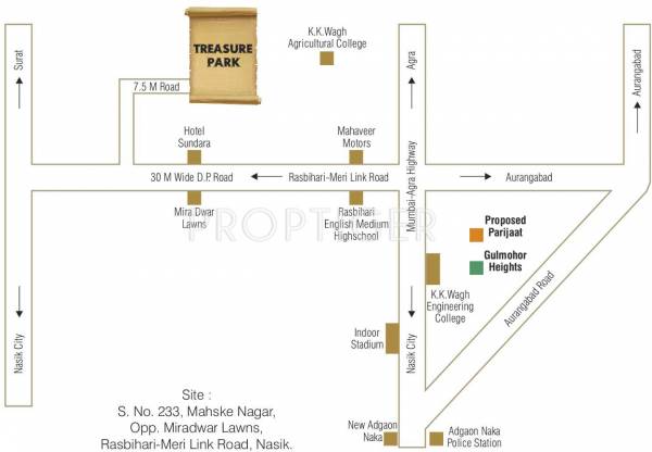 Images for Location Plan of Kanaklaxmi Treasure Park Phase 1