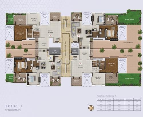 Images for Cluster Plan of Kshitij Promoters And Developers Crystal Towers