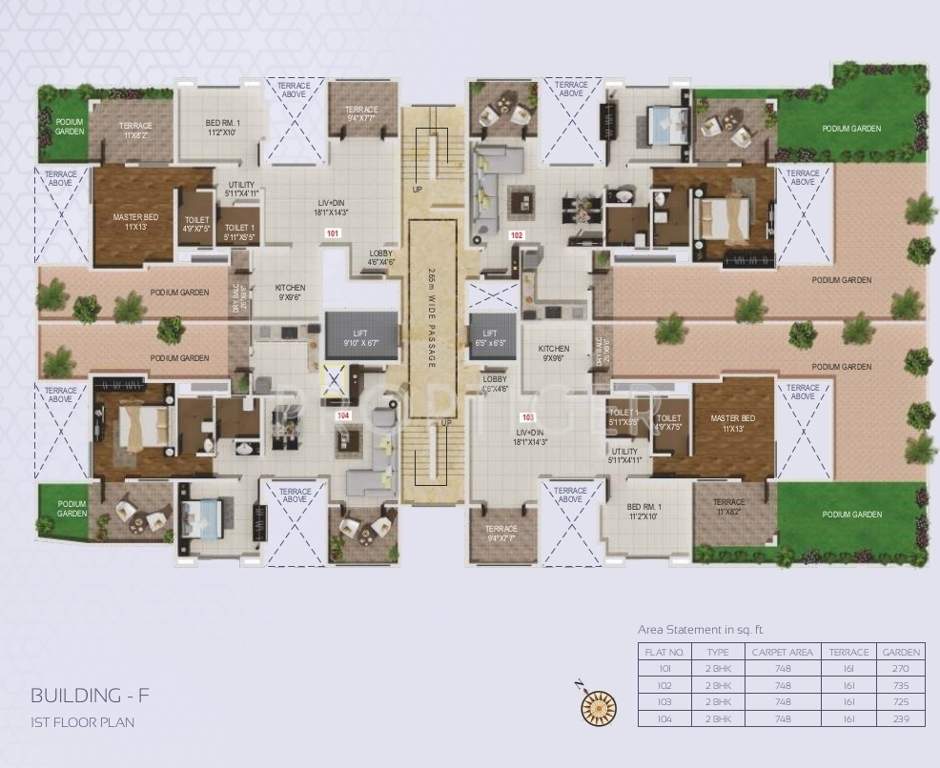 Images for Cluster Plan of Kshitij Promoters And Developers Crystal Towers