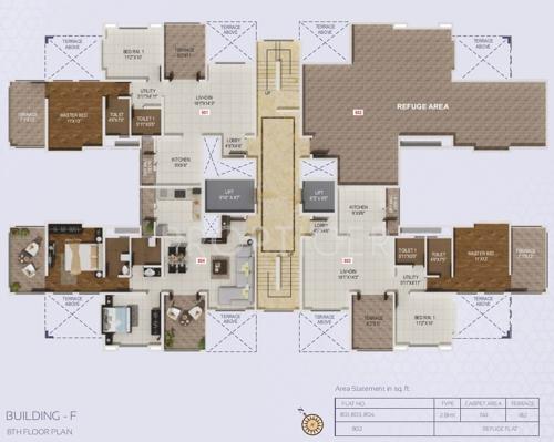 Images for Cluster Plan of Kshitij Promoters And Developers Crystal Towers