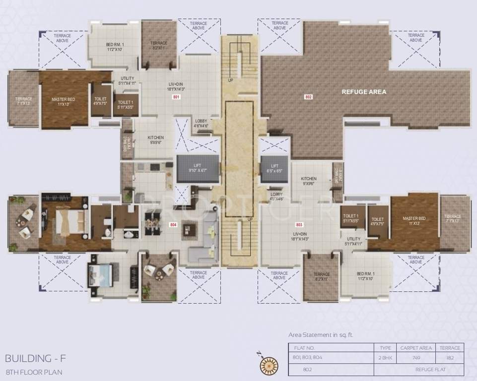 Images for Cluster Plan of Kshitij Promoters And Developers Crystal Towers