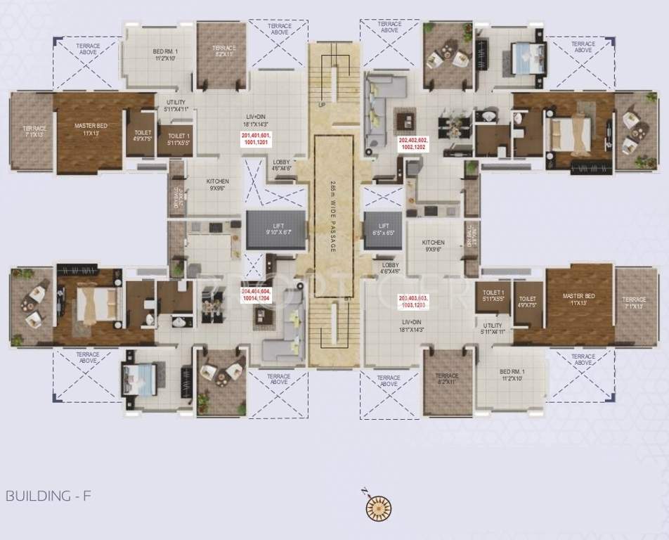 Images for Cluster Plan of Kshitij Promoters And Developers Crystal Towers