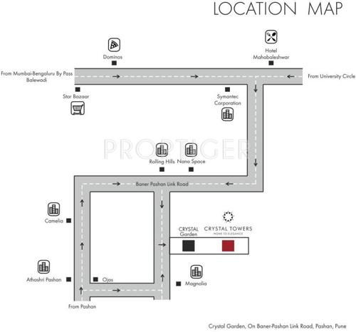  crystal-towers Images for Location Plan of Kshitij Promoters And Developers Crystal Towers