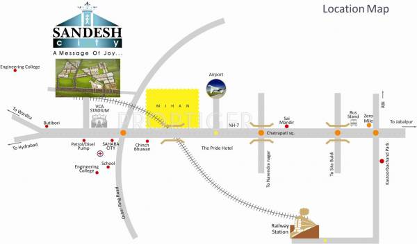 Images for Location Plan of Sandesh City Villa Images for Location Plan of Sandesh City Villa