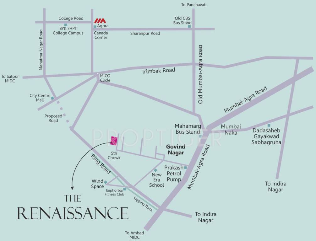 Images for Location Plan of Kanaklaxmi The Renaissance