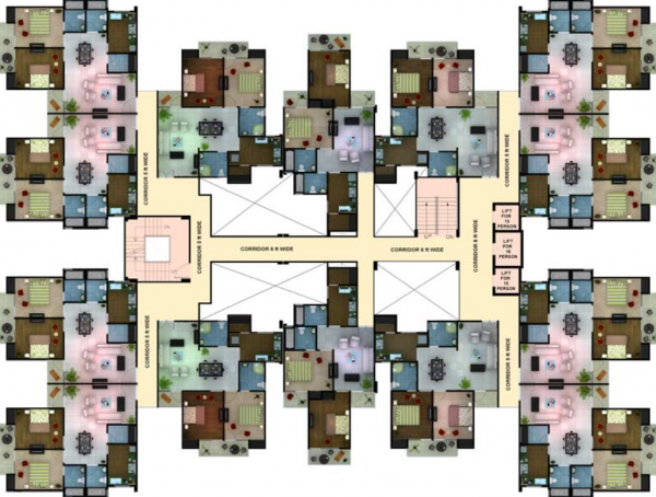 Block B Cluster Plan for Typical Floor galaxy Block B Cluster Plan for Typical Floor