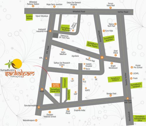  sankalpam Images for Location Plan of Sumadhura Sankalpam