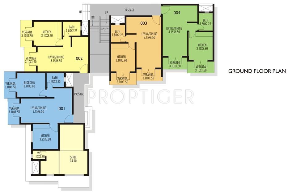 Images for Cluster Plan of Asian Asian Zalore Residency I