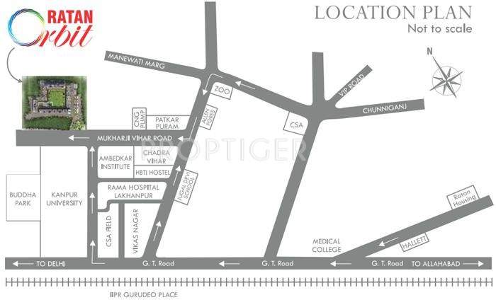 orbit apartment Images for Location Plan of Ratan Orbit Apartment
