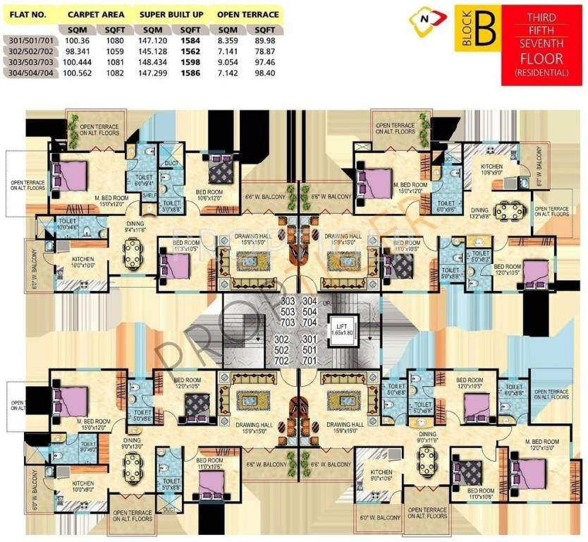  pride Block B Cluster Plan