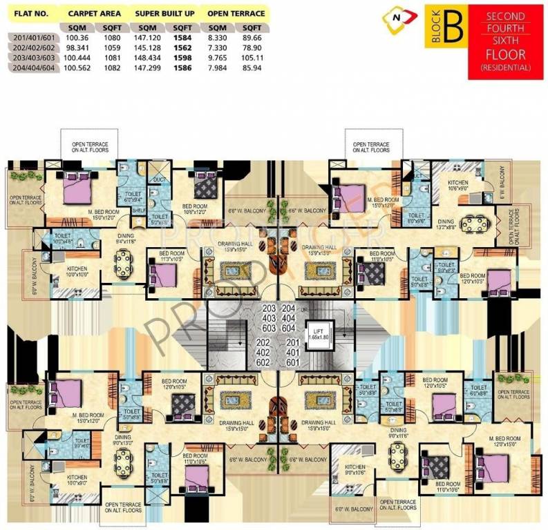  pride Block C Cluster Plan
