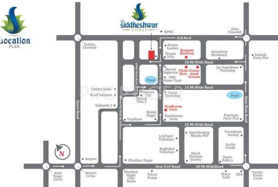  siddheshwar homes Images for Location Plan of Nyalkaran Siddheshwar Homes