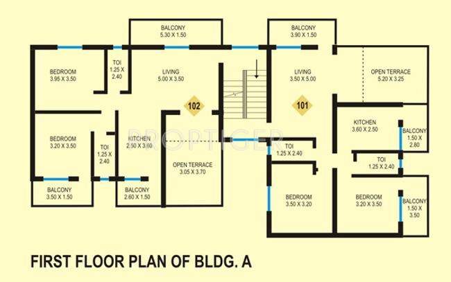 Images for Cluster Plan of Saldanha Kieran Apartments Phase I